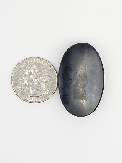 Velvet obsidian Cabochon | Natural Mexican Obsidian for Silversmiths