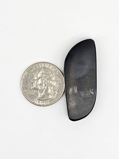 Velvet obsidian Cabochon | Natural Mexican Obsidian for Silversmiths