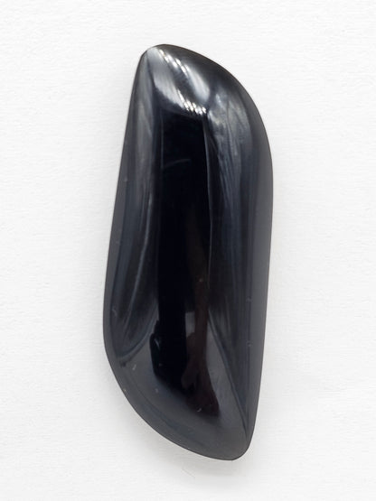 Velvet obsidian Cabochon | Natural Mexican Obsidian for Silversmiths