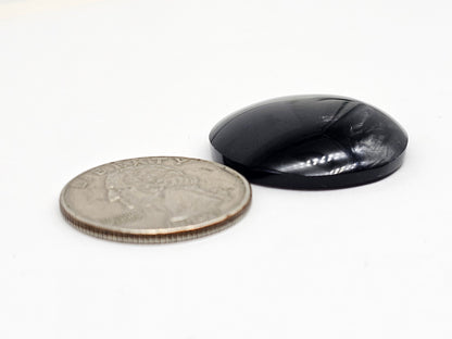 Velvet obsidian Cabochon | Natural Mexican Obsidian for Silversmiths