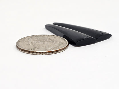 Velvet obsidian Cabochon | Natural Mexican Obsidian for Silversmiths