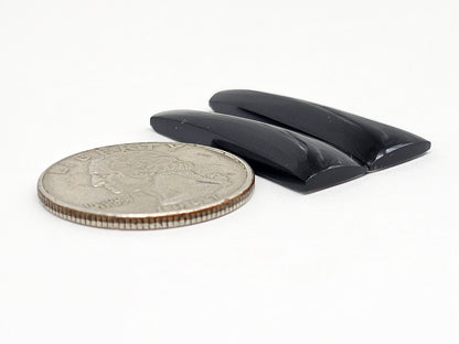 Velvet obsidian Cabochon | Natural Mexican Obsidian for Silversmiths