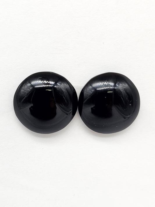 Velvet obsidian Cabochon | Natural Mexican Obsidian for Silversmiths