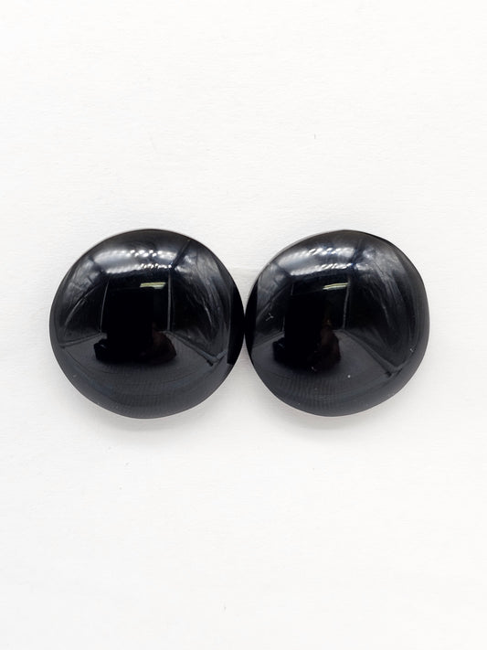 Velvet obsidian Cabochon | Natural Mexican Obsidian for Silversmiths