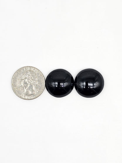 Velvet obsidian Cabochon | Natural Mexican Obsidian for Silversmiths