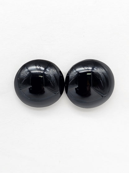 Velvet obsidian Cabochon | Natural Mexican Obsidian for Silversmiths