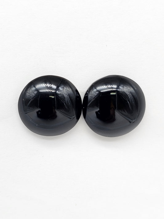 Velvet obsidian Cabochon | Natural Mexican Obsidian for Silversmiths