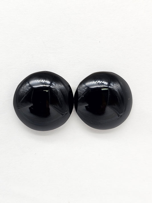 Velvet obsidian Cabochon | Natural Mexican Obsidian for Silversmiths