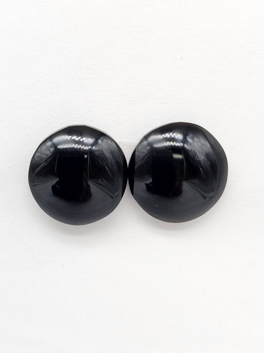 Velvet obsidian Cabochon | Natural Mexican Obsidian for Silversmiths