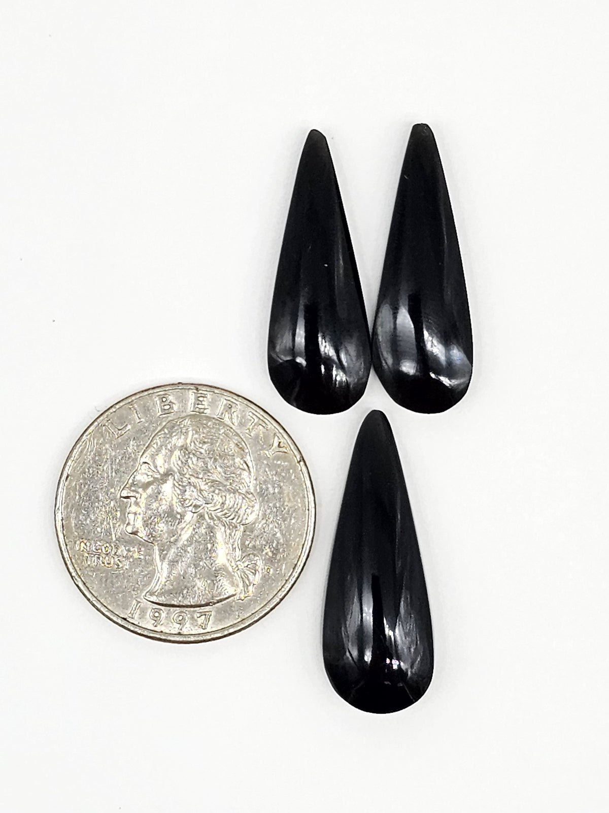 Obsidian Cabochon Set | Natural Mexican Obsidian for Silversmiths