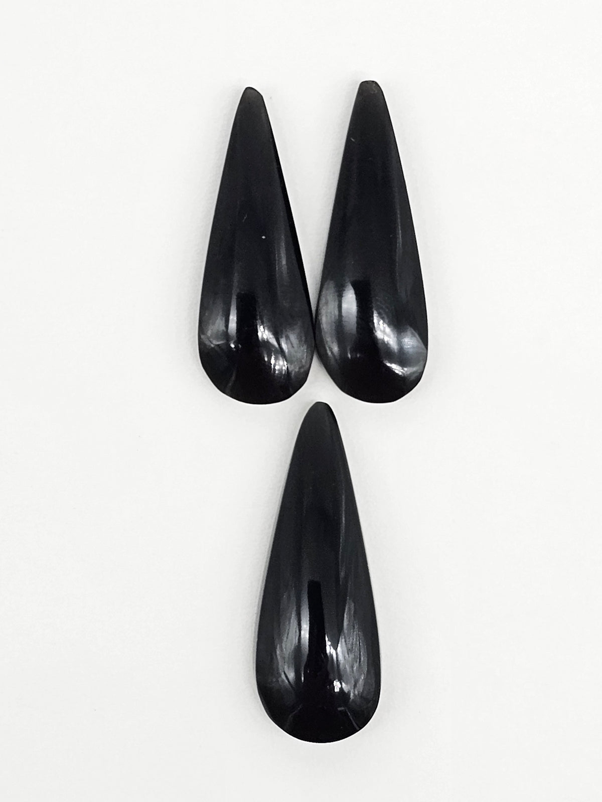 Obsidian Cabochon Set | Natural Mexican Obsidian for Silversmiths