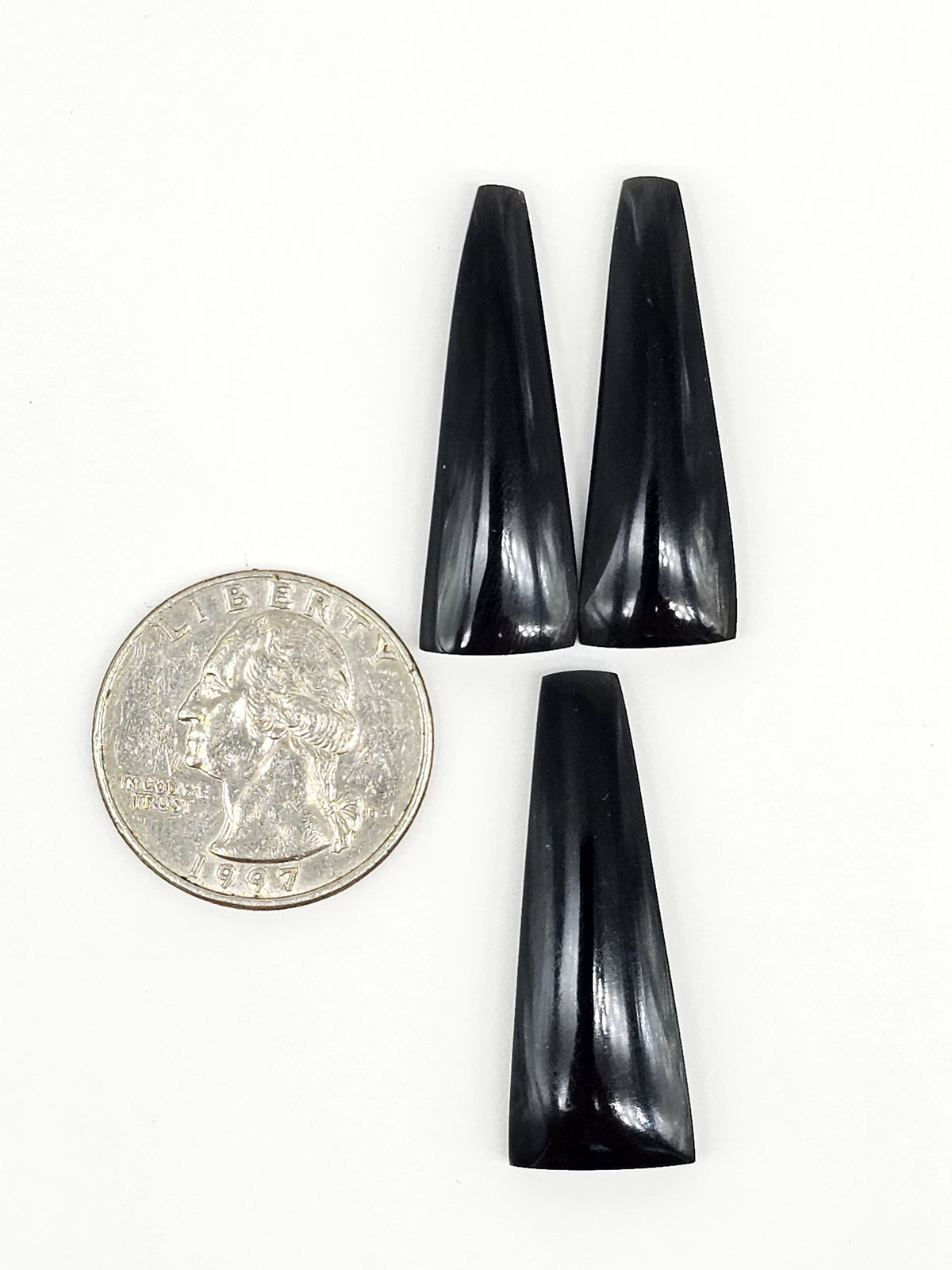 Obsidian Cabochon Set | Natural Mexican Obsidian for Silversmiths