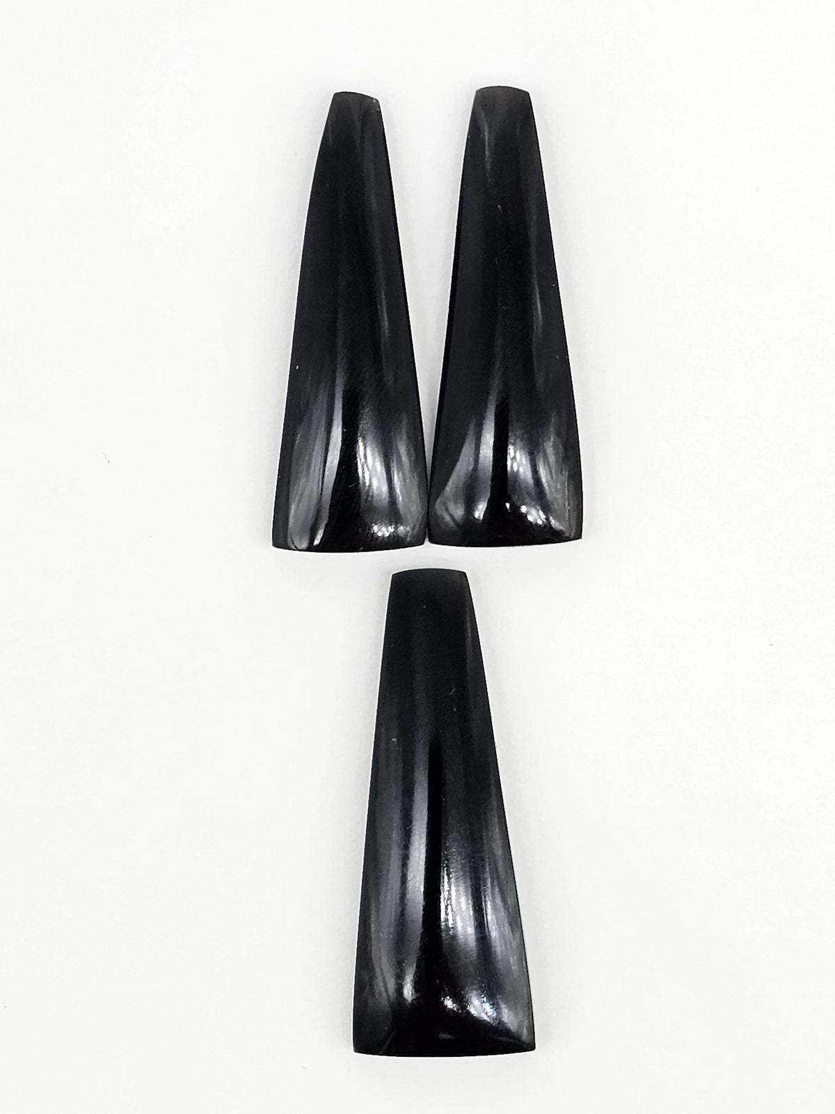 Obsidian Cabochon Set | Natural Mexican Obsidian for Silversmiths