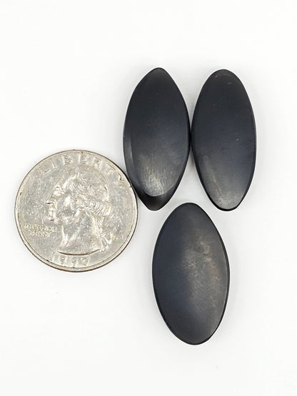 Obsidian Cabochon Set | Natural Mexican Obsidian for Silversmiths