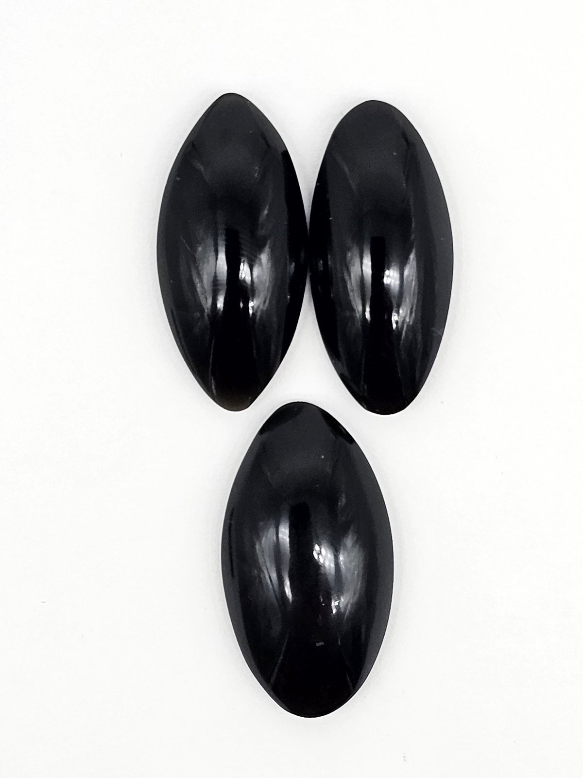 Obsidian Cabochon Set | Natural Mexican Obsidian for Silversmiths