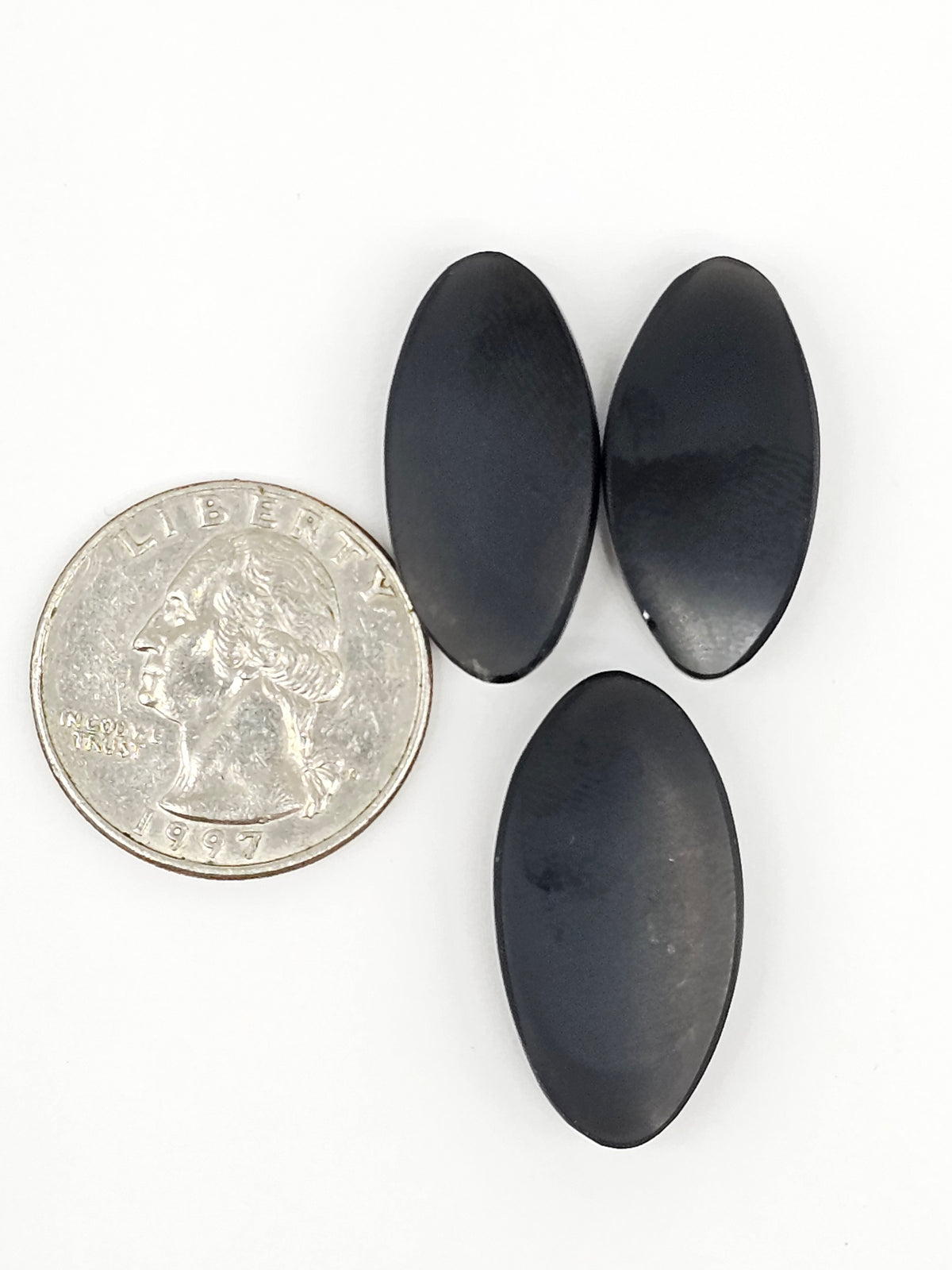 Obsidian Cabochon Set | Natural Mexican Obsidian for Silversmiths