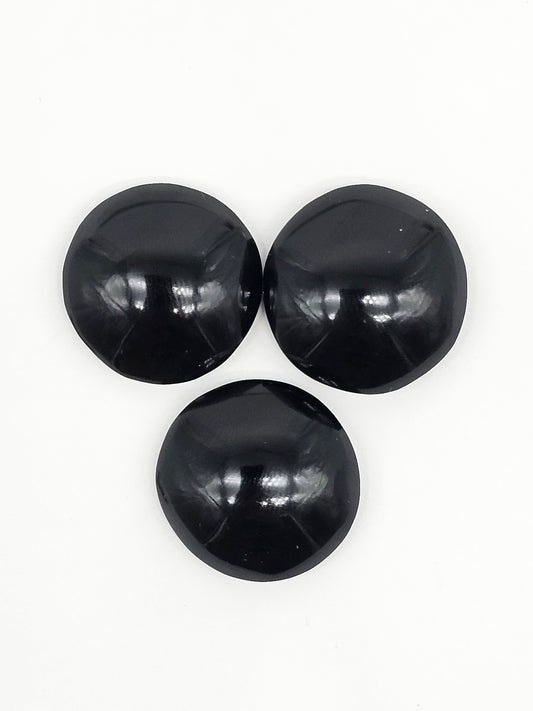 Obsidian Cabochon Set | Natural Mexican Obsidian for Silversmiths