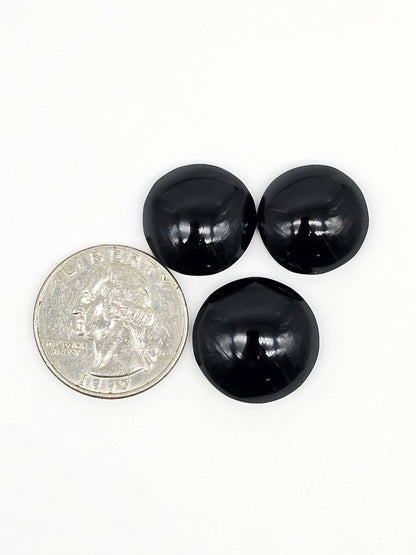 Obsidian Cabochon Set | Natural Mexican Obsidian for Silversmiths