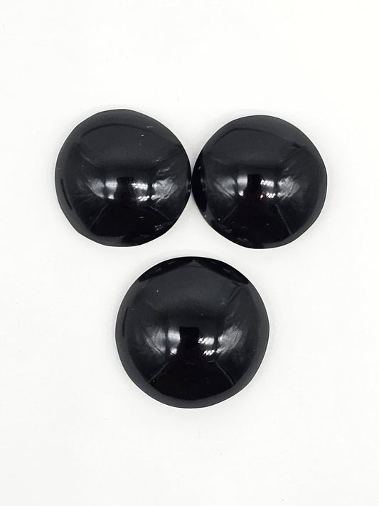 Obsidian Cabochon Set | Natural Mexican Obsidian for Silversmiths
