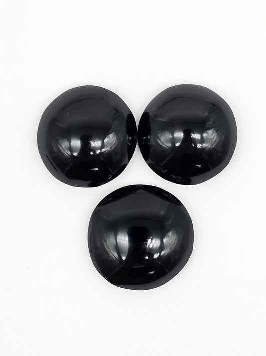 Obsidian Cabochon Set | Natural Mexican Obsidian for Silversmiths
