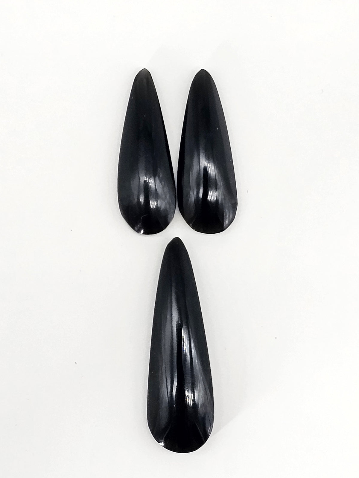 Obsidian Cabochon Set | Natural Mexican Obsidian for Silversmiths