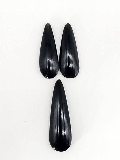 Obsidian Cabochon Set | Natural Mexican Obsidian for Silversmiths