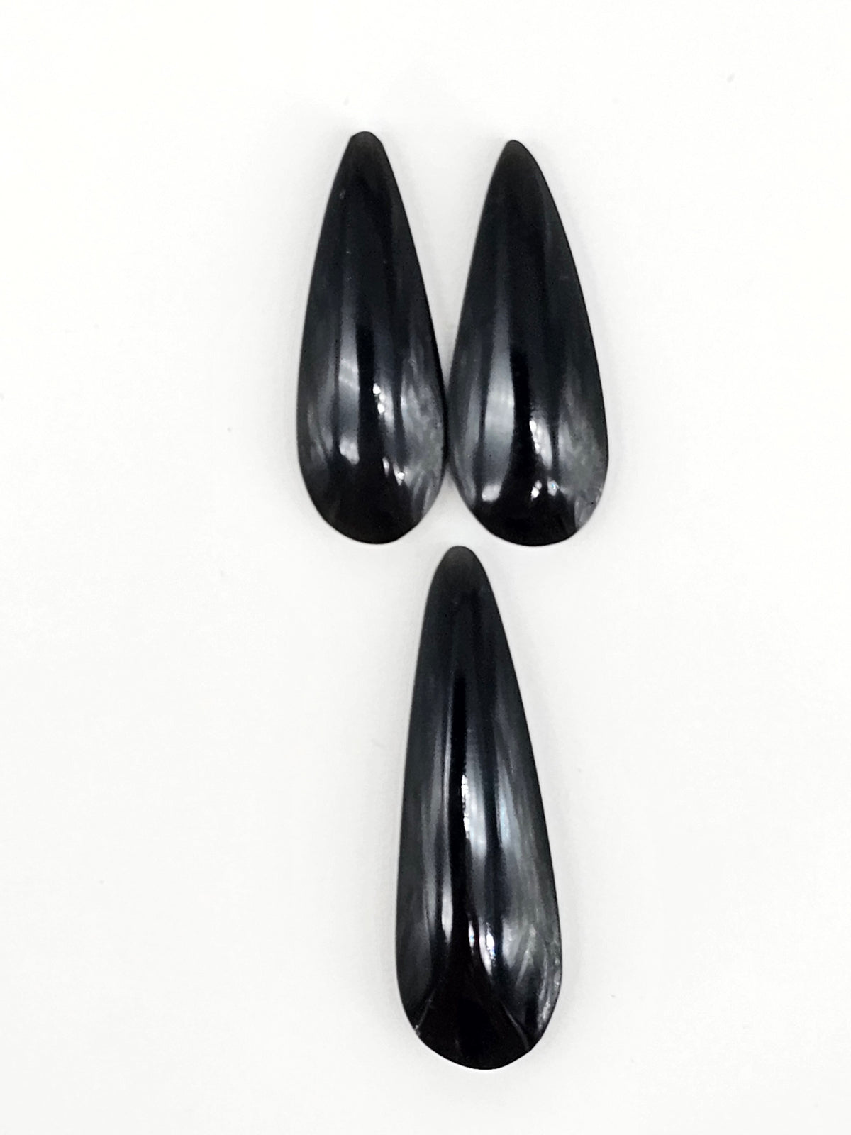 Obsidian Cabochon Set | Natural Mexican Obsidian for Silversmiths