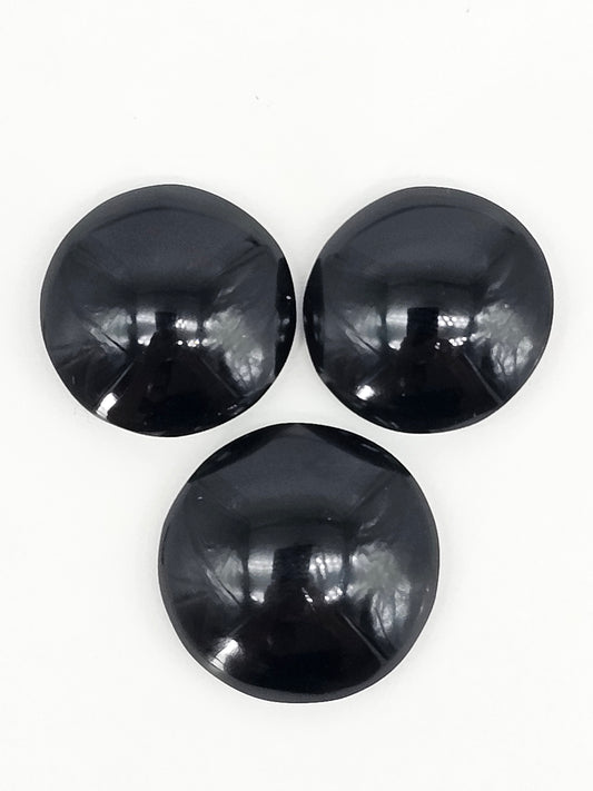 Obsidian Cabochon Set | Natural Mexican Obsidian for Silversmiths