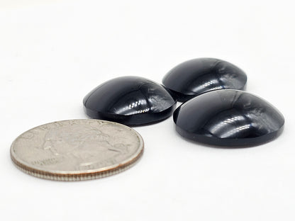 Obsidian Cabochon Set | Natural Mexican Obsidian for Silversmiths