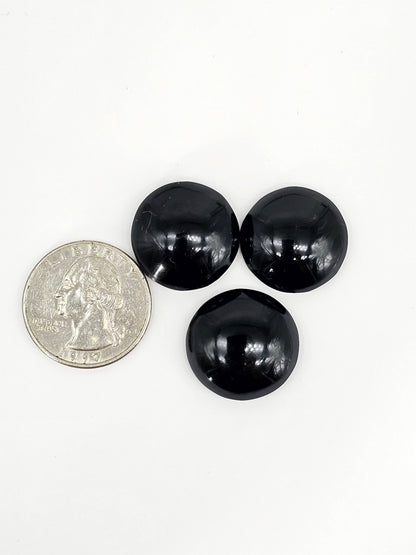 Obsidian Cabochon Set | Natural Mexican Obsidian for Silversmiths