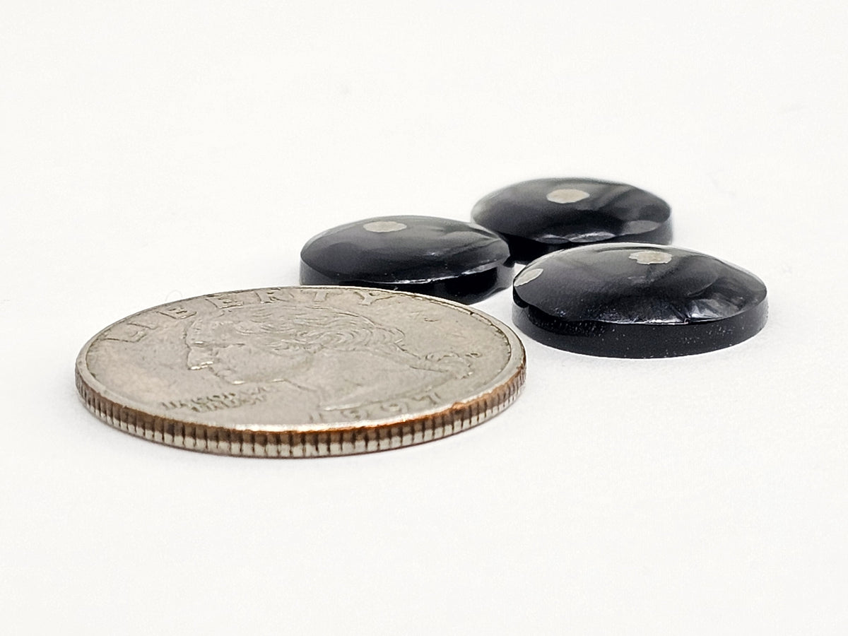 Snowflake Obsidian Cabochon Set | Natural Mexican Obsidian for Silversmiths