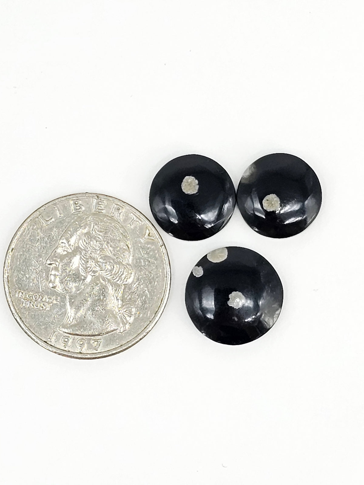 Snowflake Obsidian Cabochon Set | Natural Mexican Obsidian for Silversmiths
