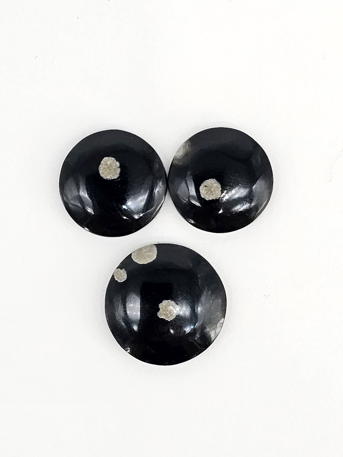 Snowflake Obsidian Cabochon Set | Natural Mexican Obsidian for Silversmiths