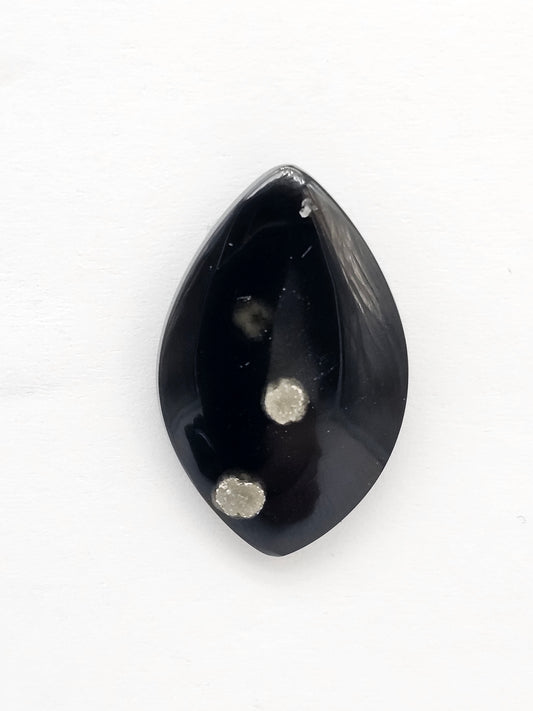 Snowflake Obsidian Cabochon| Natural Mexican Obsidian for Silversmiths