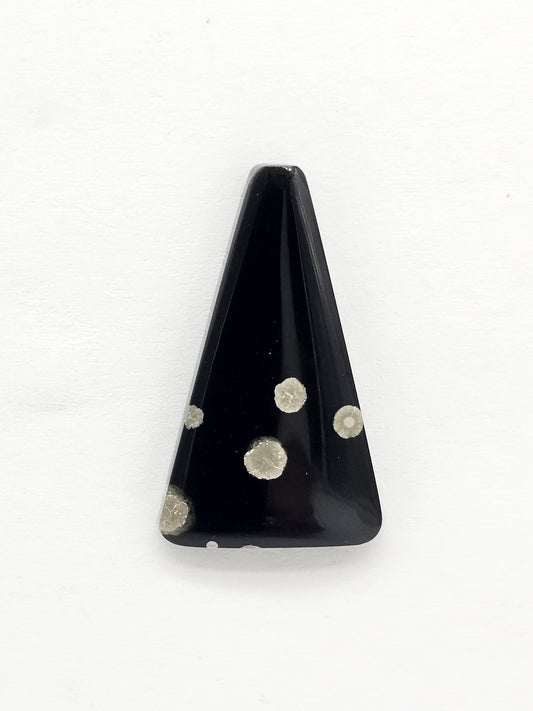 Snowflake Obsidian Cabochon| Natural Mexican Obsidian for Silversmiths