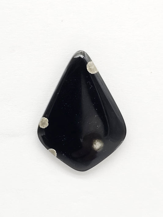 Snowflake Obsidian Cabochon| Natural Mexican Obsidian for Silversmiths