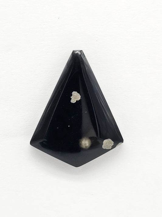 Snowflake Obsidian Cabochon| Natural Mexican Obsidian for Silversmiths