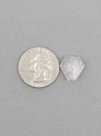 Amethyst Quartz Faceted Cabochon
