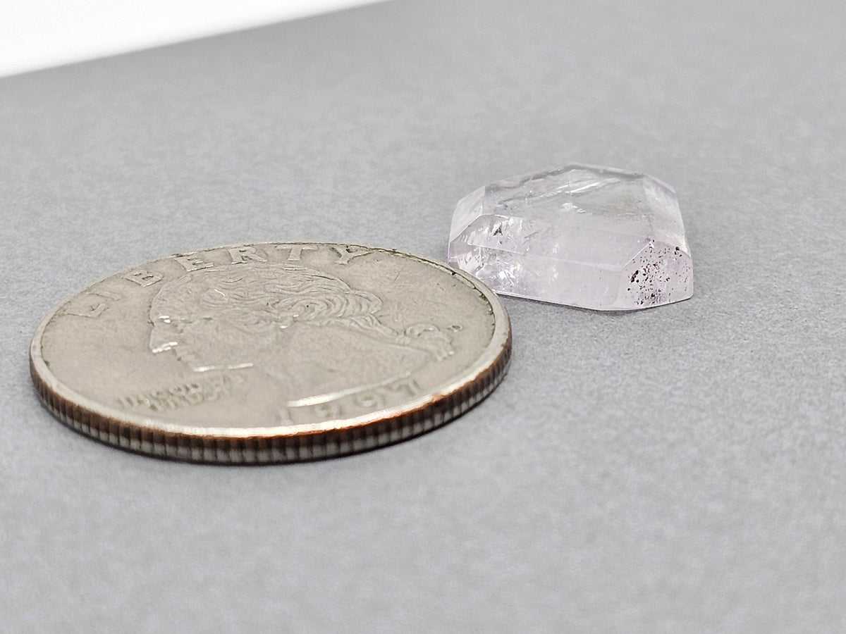 Amethyst Quartz Faceted Cabochon