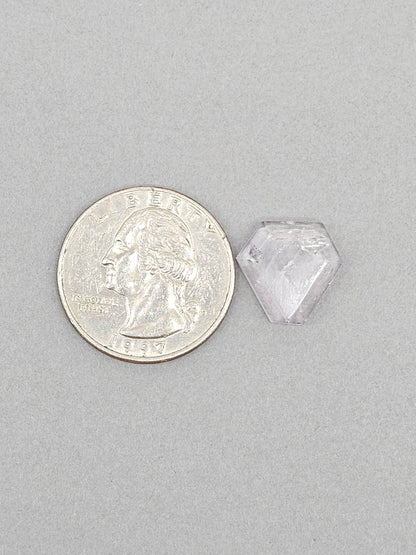 Amethyst Quartz Faceted Cabochon