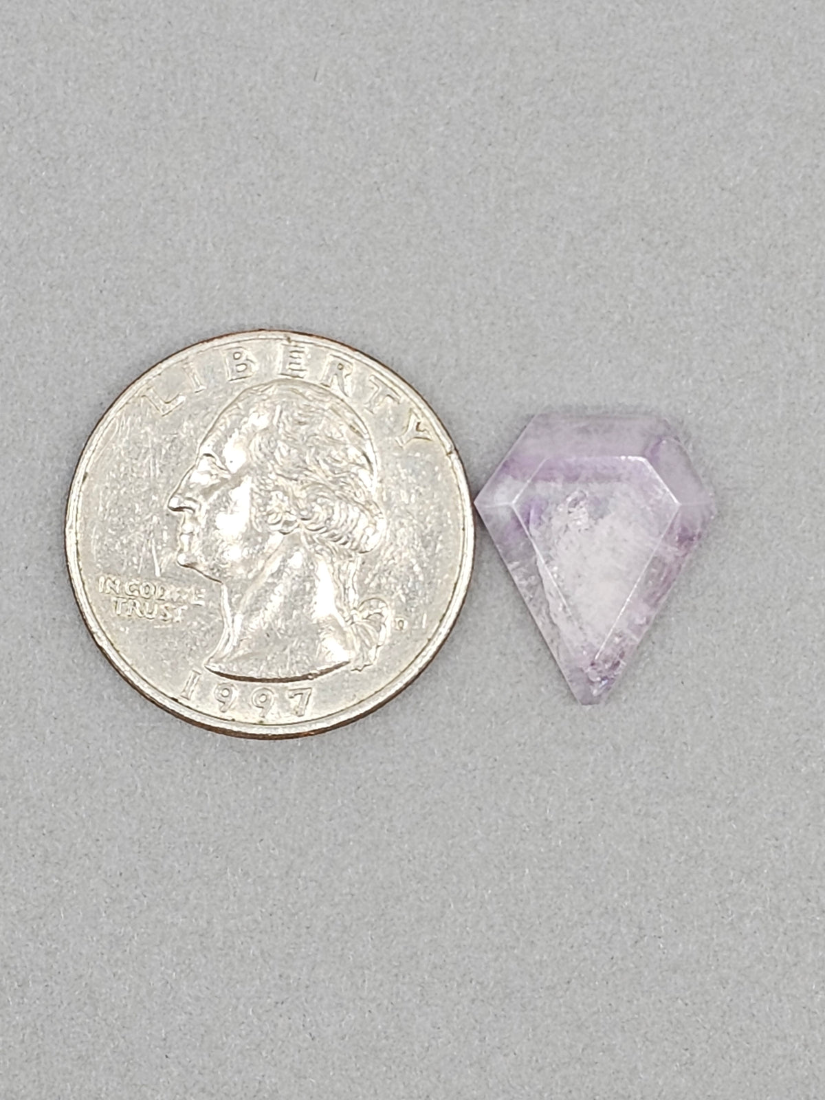 Amethyst Quartz Faceted Cabochon