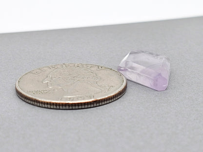 Amethyst Quartz Faceted Cabochon