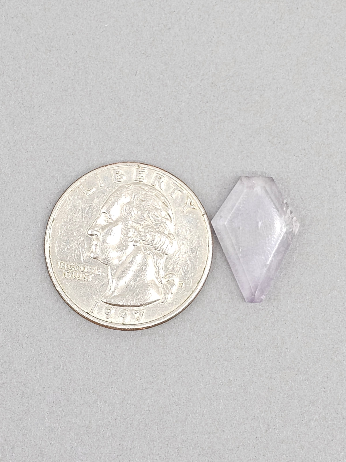 Amethyst Quartz Faceted Cabochon