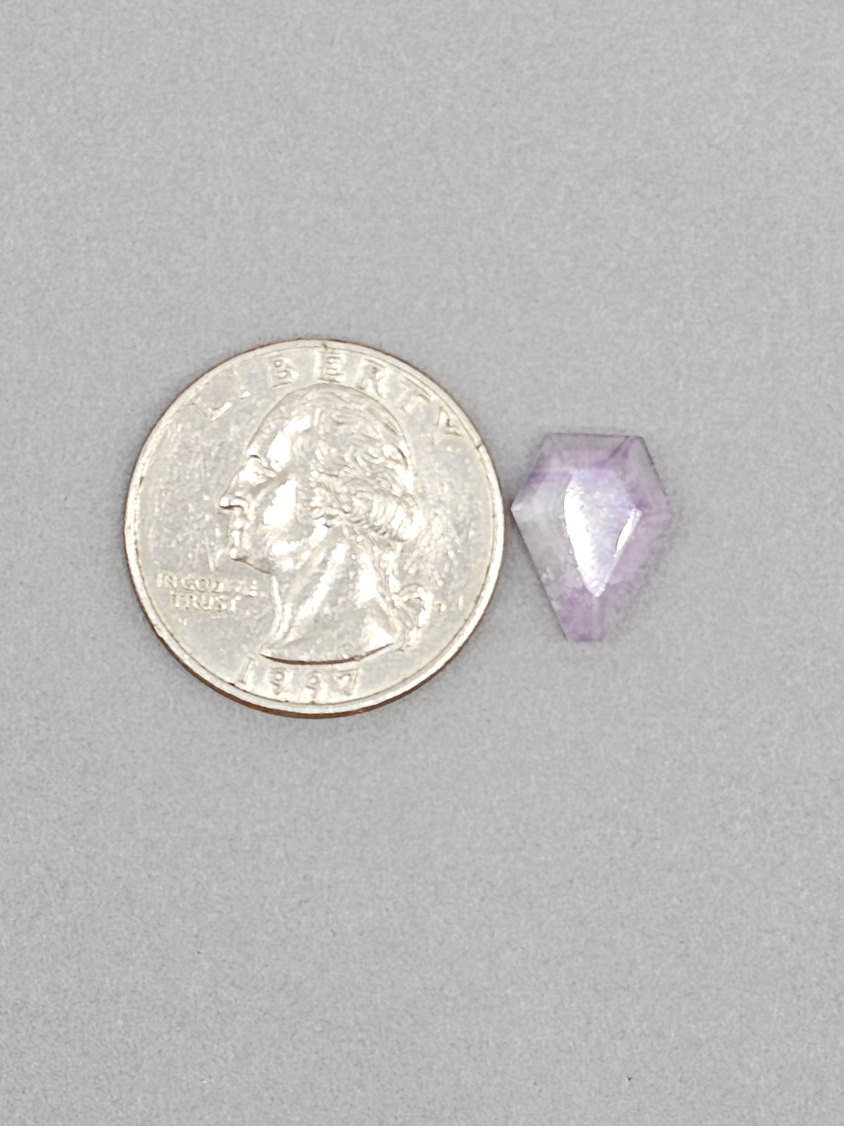Amethyst Quartz Faceted Cabochon