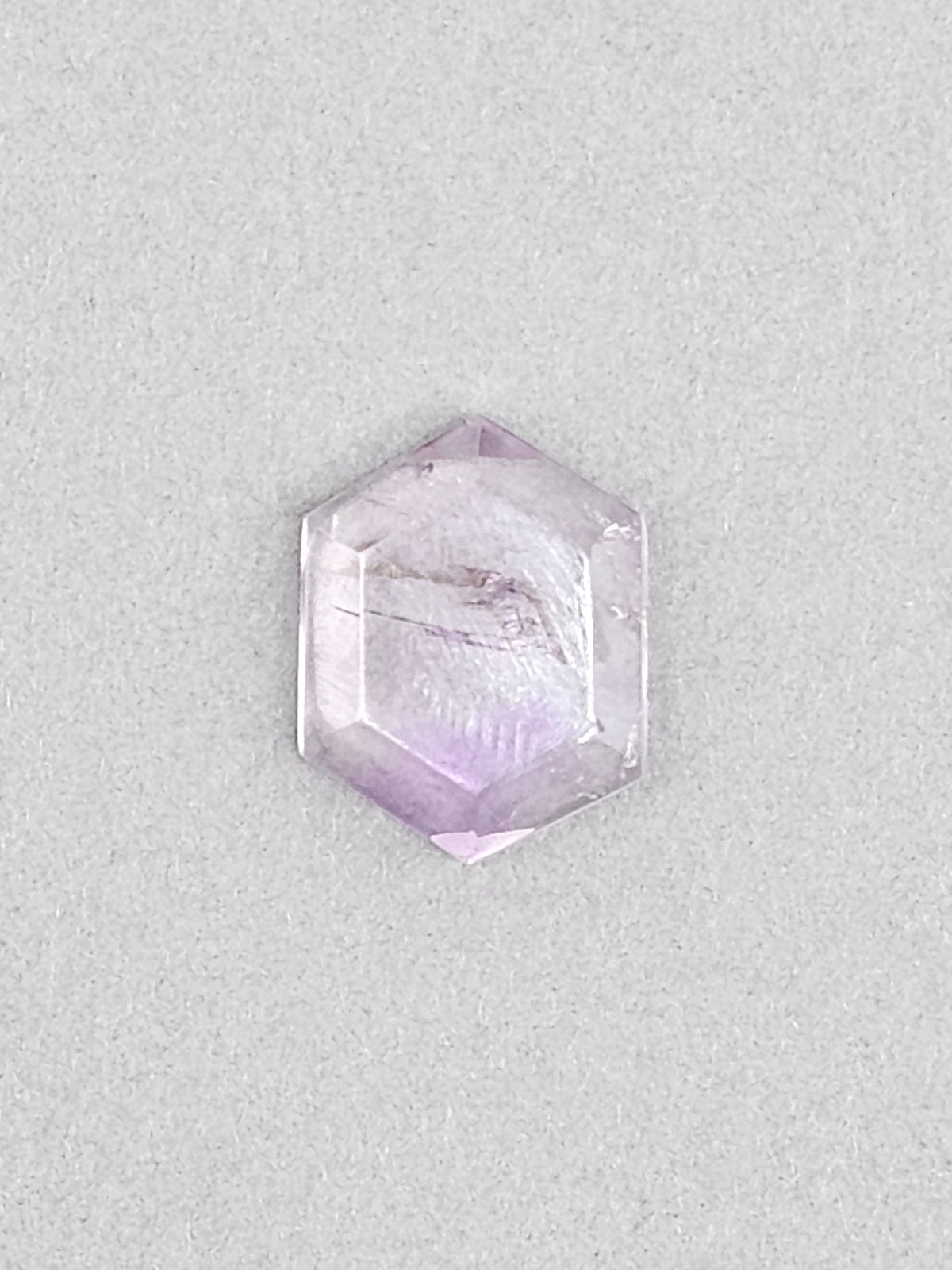 Amethyst Quartz Faceted Cabochon