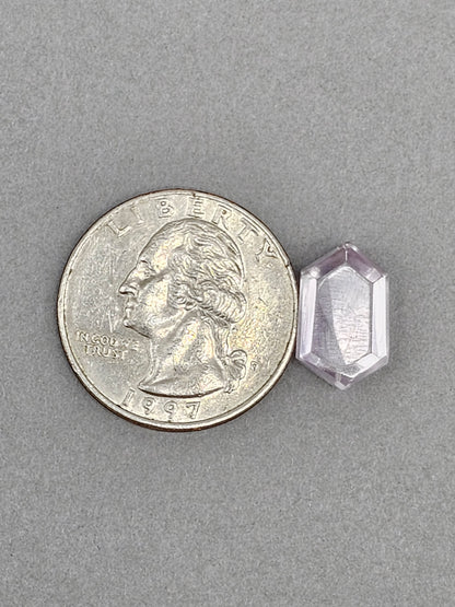 Amethyst Quartz Faceted Cabochon