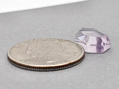 Amethyst Quartz Faceted Cabochon