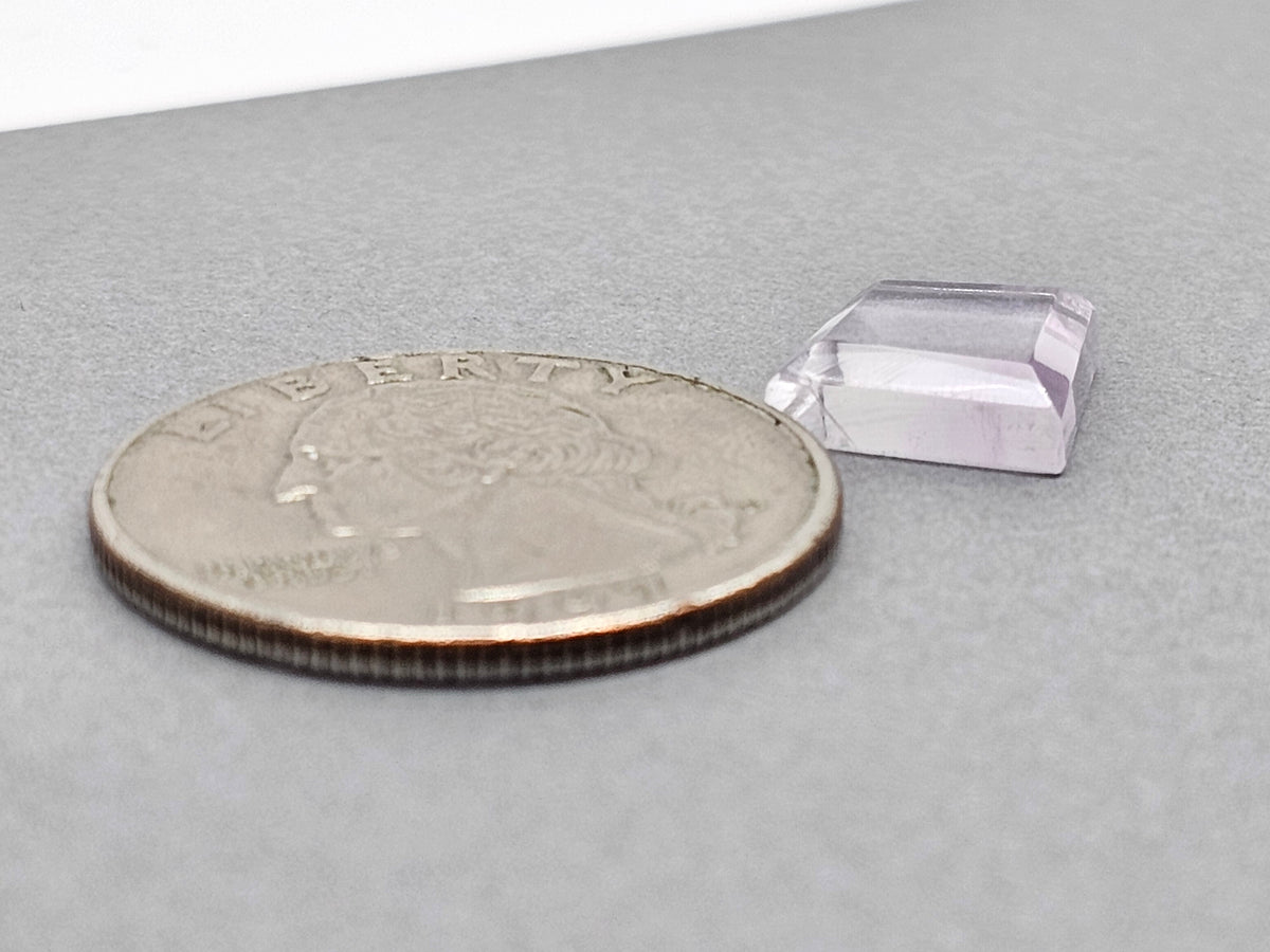 Amethyst Quartz Faceted Cabochon
