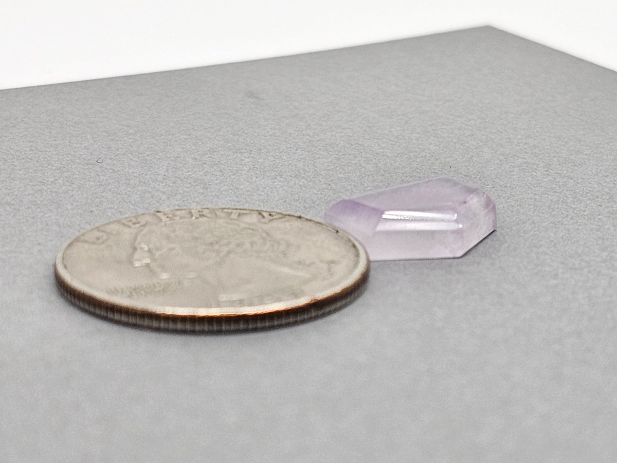 Amethyst Quartz Faceted Cabochon