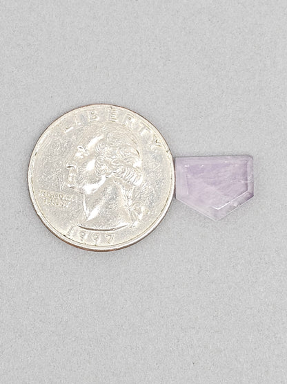 Amethyst Quartz Faceted Cabochon